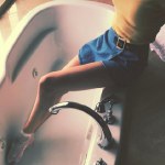 Peyton List Legs In A Tub